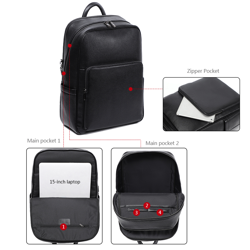 100% vache en cuir véritable h - Luxury Bags That Fit Laptop avis et prix