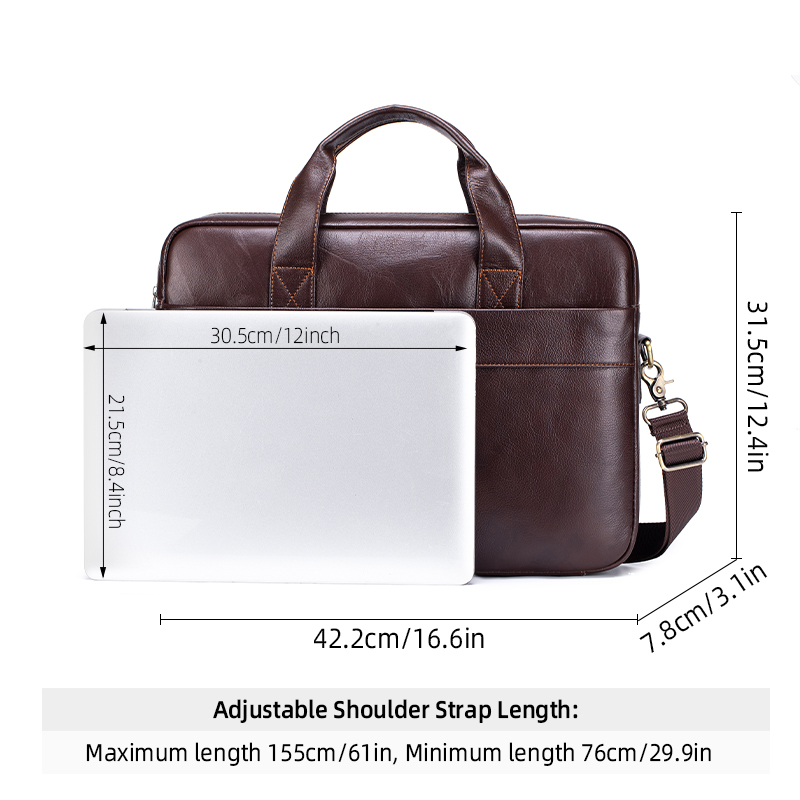 Porte-documents en cuir vérita - Luxury Bags That Fit Laptop avis et prix