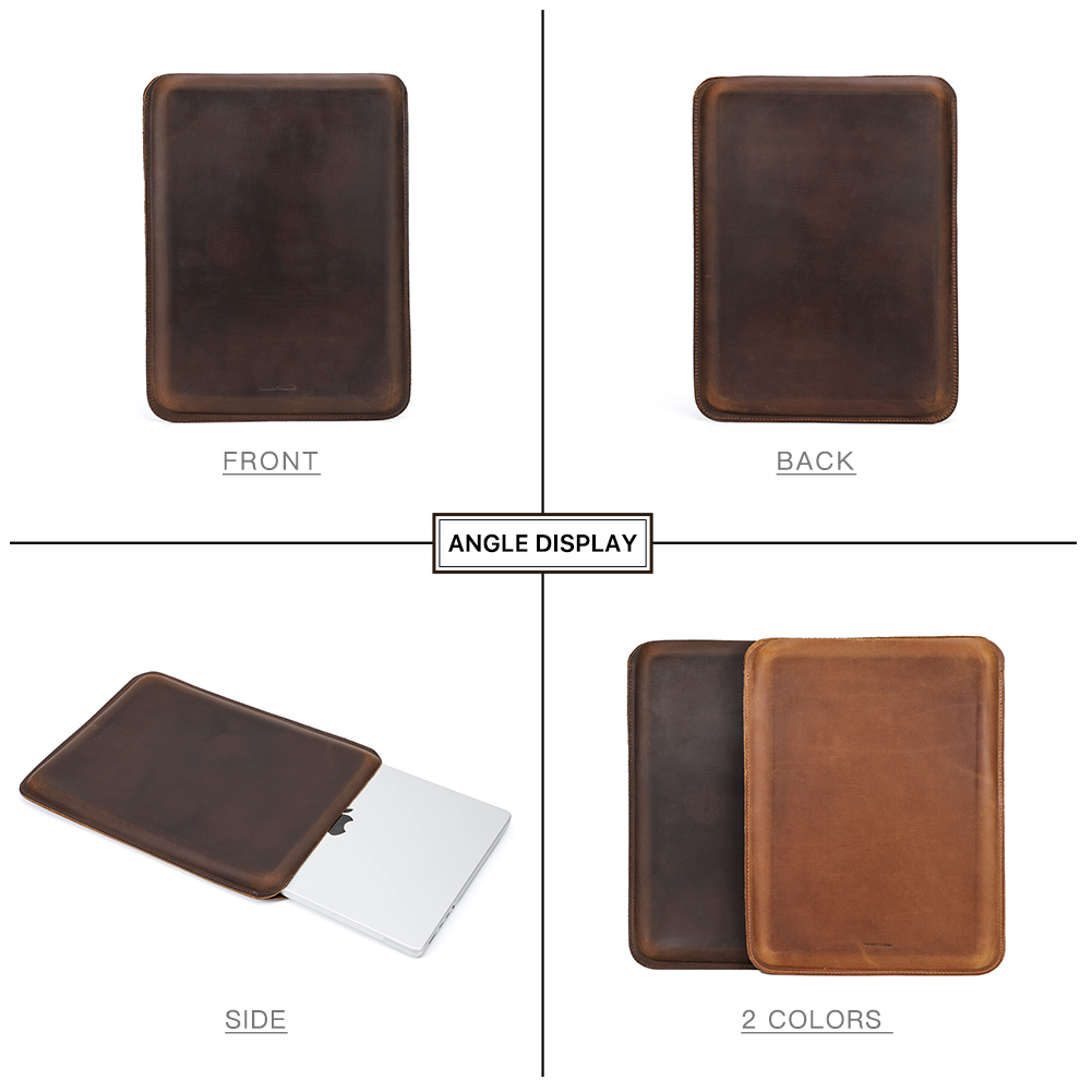 Étui de luxe en cuir véritable - Luxury Bags That Fit Laptop avis et prix
