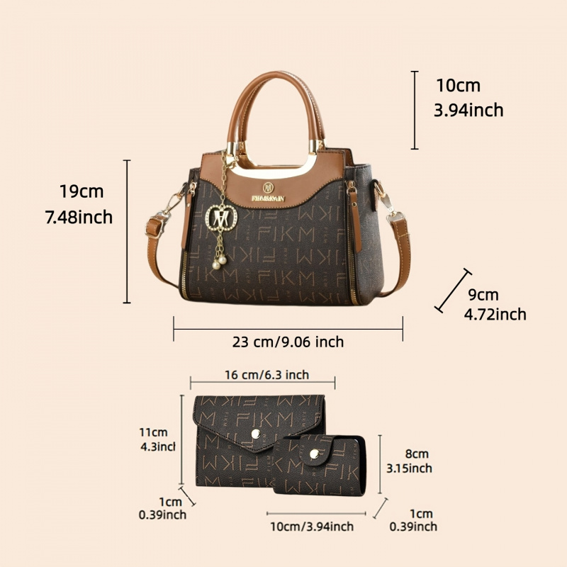 Ensemble de 3 sacs imprimés de - Luxury Bags For Women avis et prix