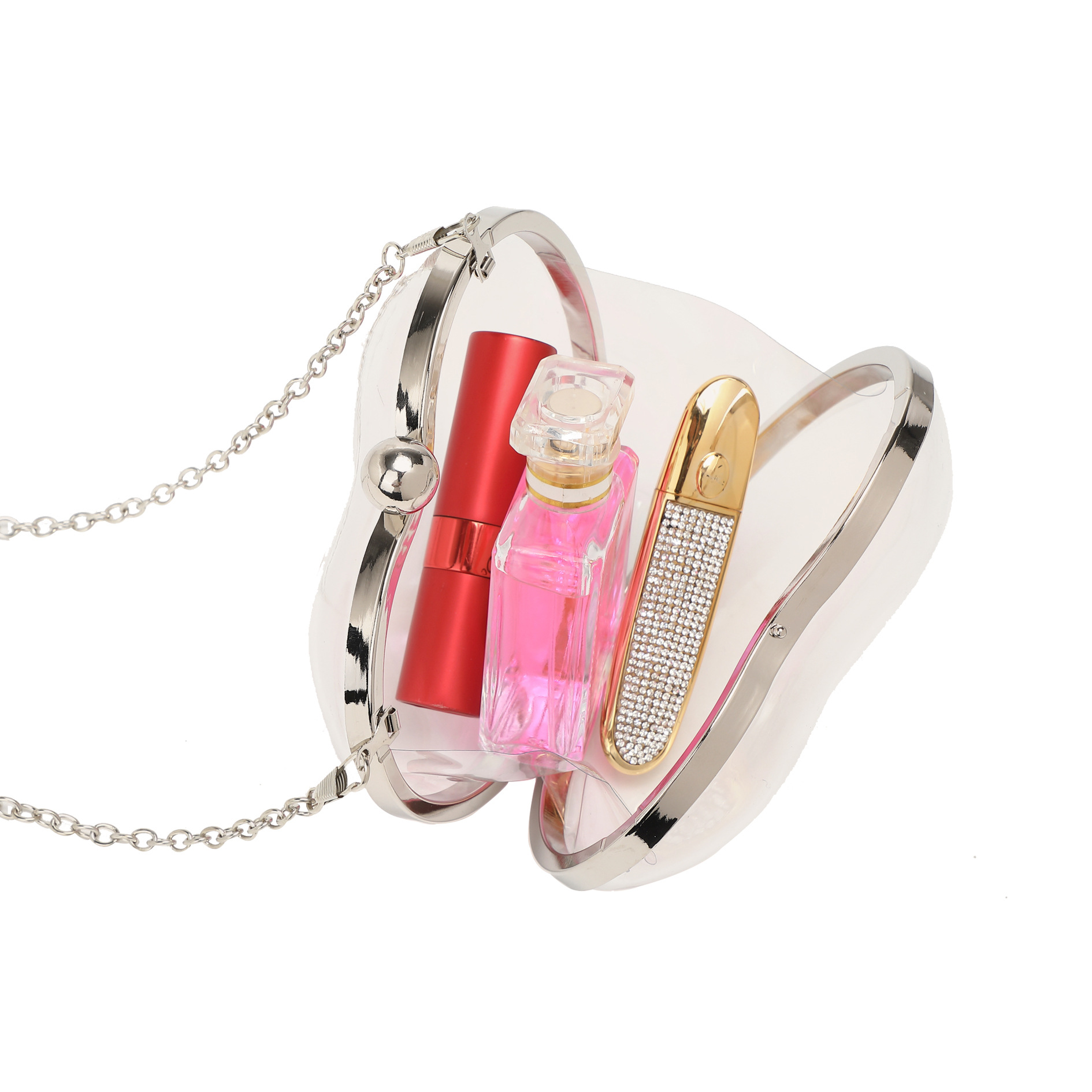 Dîner acrylique Mini amour poc - Chain Crossbody Quilted avis et prix