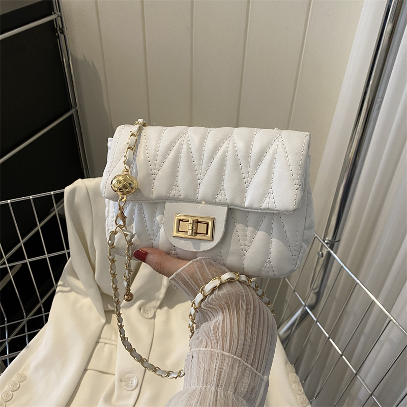 Sac à bandoulière matelassé en - Chain Crossbody Quilted avis et prix