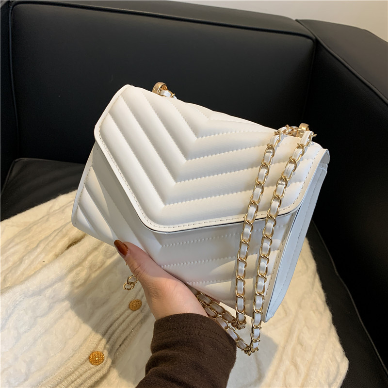 Sac bandoulière matelassé chev - Chain Crossbody Quilted avis et prix