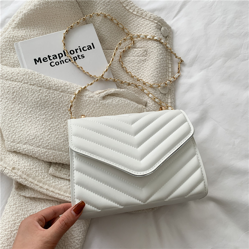 Sac bandoulière matelassé chev - Chain Crossbody Quilted avis et prix