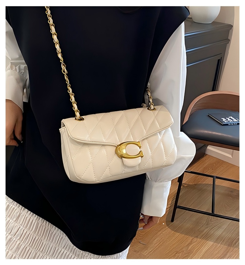 Sac à bandoulière matelassé en - Chain Crossbody Quilted avis et prix