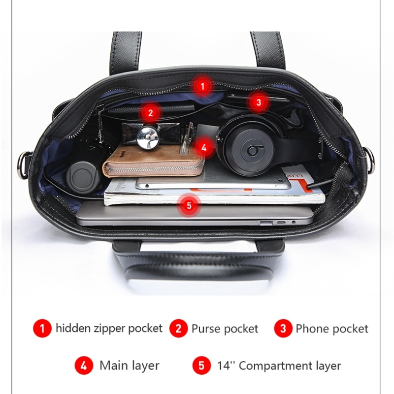 BOPAI-Sac pour ordinateur port - Luxury Bags That Fit Laptop avis et prix