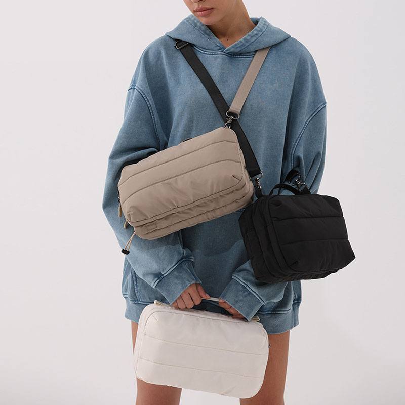 Sac bouffant en Nylon léger po - Chain Crossbody Quilted avis et prix