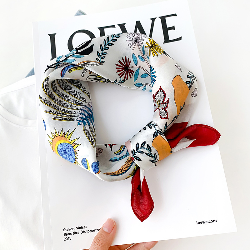 Femmes 70*70 cm carré Foulard  - Luxury Bags Duffle avis et prix