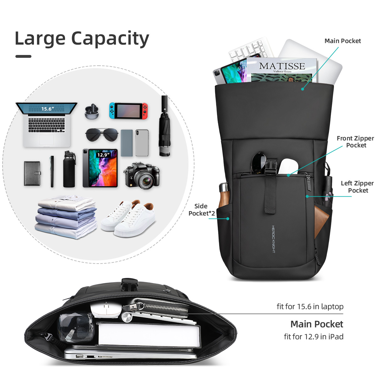 Heroic Knight – sac à dos de l - Luxury Bags That Fit Laptop avis et prix